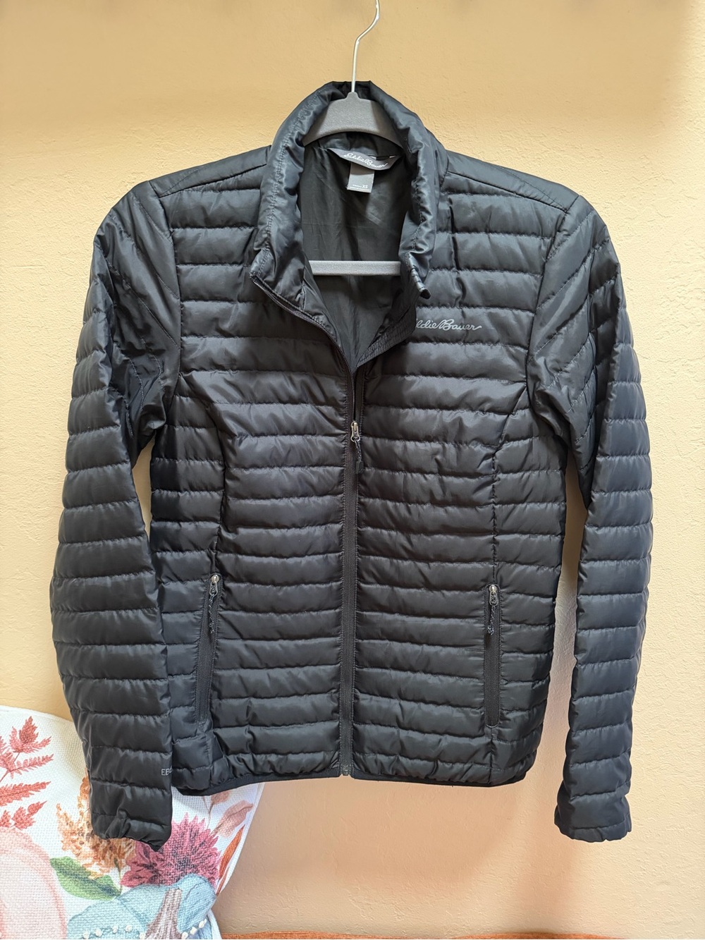 Eddie Bauer Women’s Black Quilted Packable Down Puffer Jacket